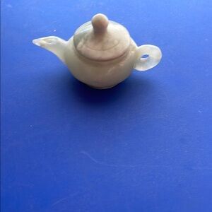 Vintage tiny jade color Teapot